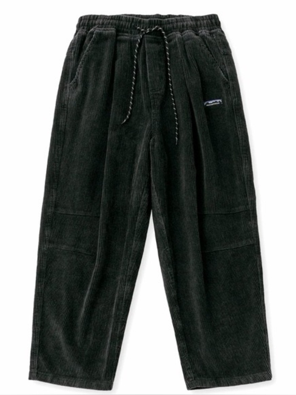 Men's Green Corduroy Drawstring Pants